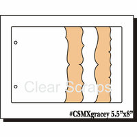 Clear Scraps - Acrylic and Chipboard Album - Mixables - Gracey