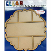 Clear Scraps - 12 x 12 Printer Tray - Scallop Circle