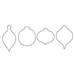 Clear Scraps - Clear Acrylic Shapes - Christmas Ornaments, CLEARANCE