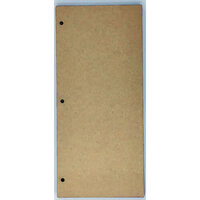 Clear Scraps - Chipboard Album - Slimline - 5 x 11 - Regular