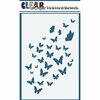 Clear Scarps - Mascils - 4 x 6 Masking Stencil - Butterfly Flock
