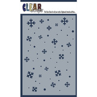 Clear Scraps - Mascils - 4 x 6 Masking Stencil - Snowflakes