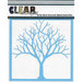 Clear Scraps - Mascils - 6 x 6 Masking Stencil - Bare Tree