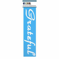 Clear Scraps - Mascils - Border Masking Stencil - Grateful