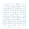 Clear Scraps - Mascils - 12 x 12 Masking Stencil - Brick