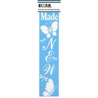 Clear Scraps - Mascils - Border Masking Stencil - Made New