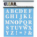 Clear Scraps - Mascils - 12 x 12 Masking Stencil - Capital ABC's