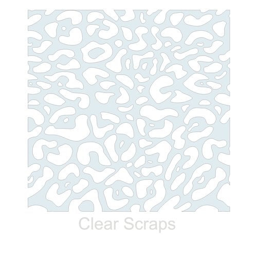 Clear Scraps - Mascils - 12 x 12 Masking Stencil - Cheetah