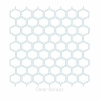 Clear Scraps - Mascils - 12 x 12 Masking Stencil - Chicken Wire