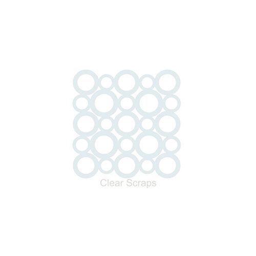 Clear Scraps - Mascils - 6 x 6 Masking Stencil - Circles