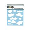 Clear Scraps - Mascils - 6 x 6 Masking Stencil - Clouds