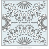 Clear Scraps - Mascils - 12 x 12 Masking Stencil - Doily