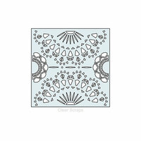 Clear Scraps - Mascils - 6 x 6 Masking Stencil - Doily