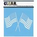Clear Scraps - Mascils - 12 x 12 Masking Stencil - Dual Flags