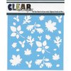 Clear Scraps - Mascils - 6 x 6 Masking Stencil - Fall Leaves Background