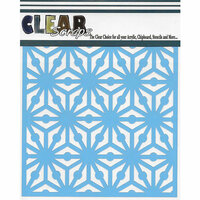 Clear Scraps - Mascils - 6 x 6 Masking Stencil - GEO Pattern