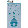 Clear Scraps - Mascils - 5 x 9 Layering Masking Stencil - Bee Hives