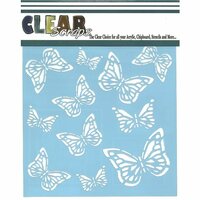 Clear Scraps - Mascils - 12 x 12 Masking Stencil - Monarch Butterfly
