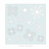 Clear Scraps - Mascils - 12 x 12 Masking Stencil - Nordic Snowflake