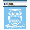 Clear Scraps - Mascils - 6 x 6 Masking Stencil - Owl