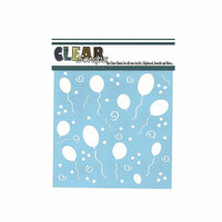 Clear Scraps - Mascils - 6 x 6 Masking Stencil - Party