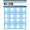 Clear Scraps - Mascils - 6 x 6 Masking Stencil - Plaid Pattern