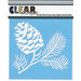 Clear Scraps - Mascils - 12 x 12 Masking Stencil - Pine Cone