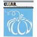 Clear Scraps - Mascils - Halloween - 12 x 12 Masking Stencil - Pumpkin