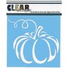 Clear Scraps - Mascils - Halloween - 6 x 6 Masking Stencil - Pumpkin