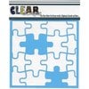 Clear Scraps - Mascils - 6 x 6 Masking Stencil - Puzzle