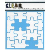 Clear Scraps - Mascils - 6 x 6 Masking Stencil - Puzzle
