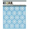 Clear Scraps - Mascils - 6 x 6 Masking Stencil - Seamless Floral 1