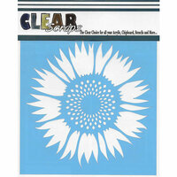Clear Scraps - Mascils - 6 x 6 Masking Stencil - Sunflower