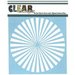 Clear Scraps - Mascils - 12 x 12 Masking Stencil - Spiral