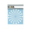 Clear Scraps - Mascils - 6 x 6 Masking Stencil - Spiral Dots