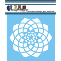 Clear Scraps - Mascils - 6 x 6 - Masking Stencil - Spiral Flower