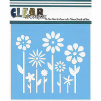 Clear Scraps - Mascils - 6 x 6 Masking Stencil - Spring Floral