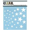 Clear Scraps - Mascils - 12 x 12 Masking Stencil - Stars