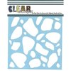 Clear Scraps - Mascils - 12 x 12 Masking Stencil - Stones