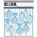 Clear Scraps - Mascils - Christmas - 12 x 12 Masking Stencil - Swirl X-mas Bulbs