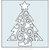 Clear Scraps - Mascils - 12 x 12 Masking Stencil - Swirl Christmas Tree