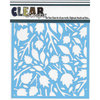 Clear Scraps - Mascils - 6 x 6 Masking Stencil - Twig Leaves