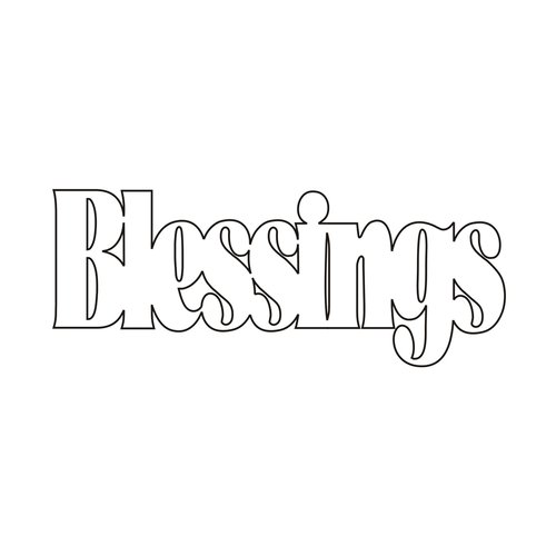 Clear Scraps - Expressions - Clear Titles - Small - Blessing