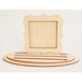 Clear Scraps - 3D Frameables Collection - Birch Base - Deco Frame