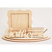 Clear Scraps - 3D Frameables Collection - Birch Wood Laser Cut - Gather Word and Wagon