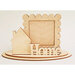 Clear Scraps - 3D Frameables Collection - Birch Wood Laser Cut - Home Word and House