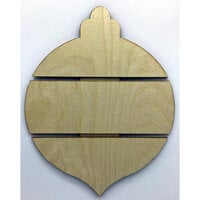 Clear Scraps - Christmas - DIY - Birch Wood Pallet - Medium - Bulb