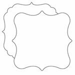 Clear Scraps - Clear Acrylic Shapes - XL Deco, CLEARANCE