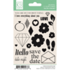 Chickaniddy Crafts - Date Night Collection - Clear Acrylic Stamps