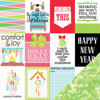 Chickaniddy Crafts - Jolly Good Collection - Christmas - 12 x 12 Double Sided Paper - Holly Jolly